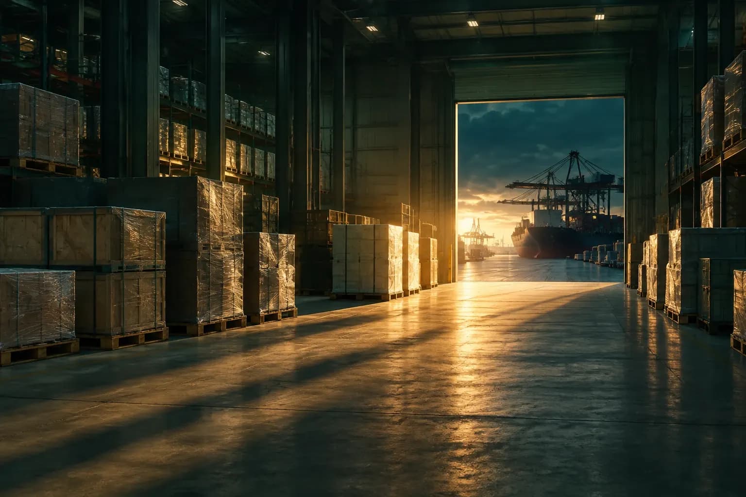 Customs and port warehouse monitoring