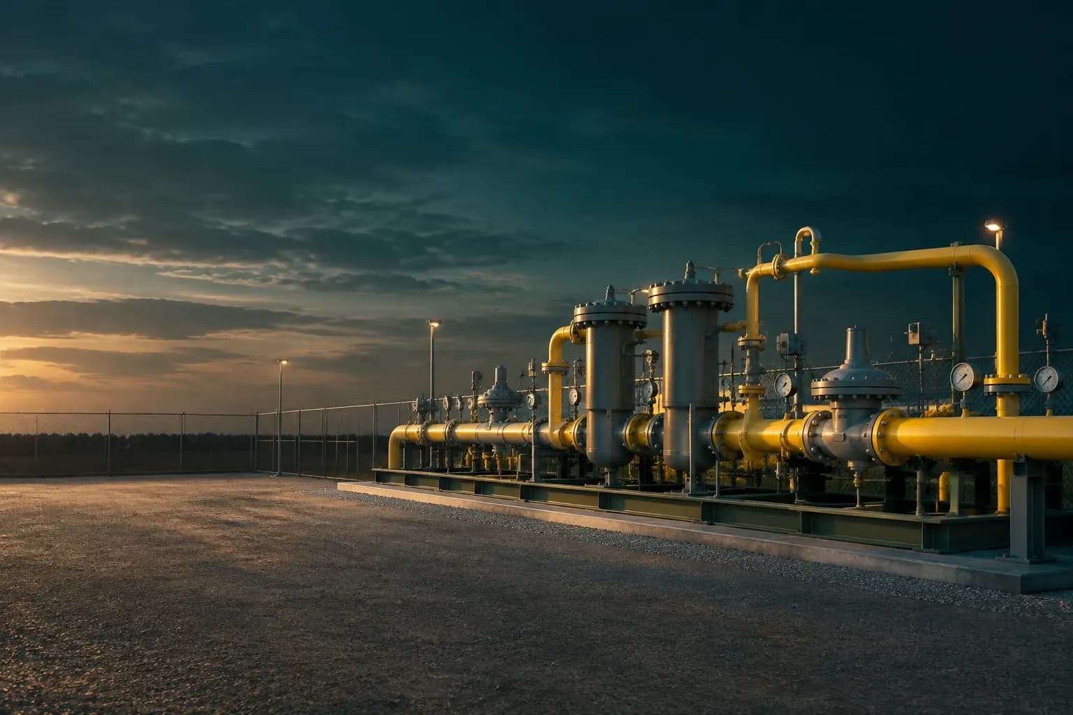 Gas distribution and CGS monitoring